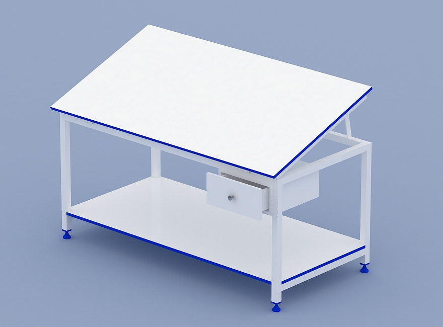 Ayarlı Modelist Masası Çekmeceli KM42